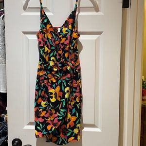 NWT floral wrap dress